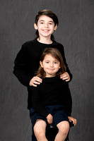 Family Portrait Photography in Photo Studio by Kansas City Overland Park Portrait Photographers Kevin Ashley Photography.