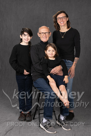 Family Portrait Photography in Photo Studio by Kansas City Overland Park Portrait Photographers Kevin Ashley Photography.