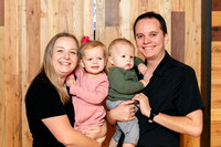 Family Portrait Photography at Chicken N Pickle by Overland Park Kansas City Portrait Photographers Kevin Ashley Photography.