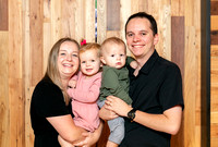 Family Portrait Photography at Chicken N Pickle by Overland Park Kansas City Portrait Photographers Kevin Ashley Photography.