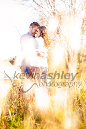 Amy and Preston Engagement Photos at Sar-Ko-Par Park Lenexa Park and West Bottoms. Kansas City Wedding and Lifestyle Portrait Photographer ©Kevin Ashley Photography