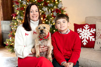 Christmas Family Portrait Photography by Overland Park Kansas City Portrait Photographers Kevin Ashley Photography.