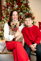 Christmas Family Portrait Photography by Overland Park Kansas City Portrait Photographers Kevin Ashley Photography.