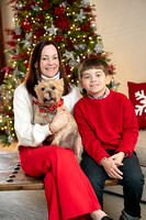 Christmas Family Portrait Photography by Overland Park Kansas City Portrait Photographers Kevin Ashley Photography.