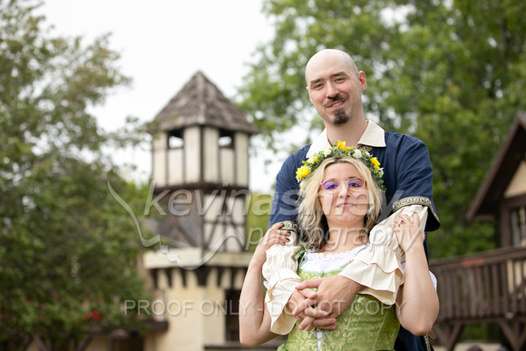 Engagement Photos at KC Renaissance Festival - Wedding Photography by Kansas City Overland Park Wedding and Portrait Photographer Kevin Ashley Photography