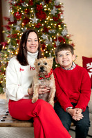 Christmas Family Portrait Photography by Overland Park Kansas City Portrait Photographers Kevin Ashley Photography.
