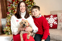Christmas Family Portrait Photography by Overland Park Kansas City Portrait Photographers Kevin Ashley Photography.